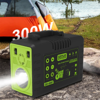 Kit panouri solare acumulator LiIon 84.000mAh priza 220v 300w sin pur alimentare televizor 4 bec