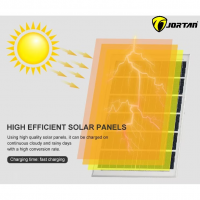 Proiector solar puternic 300W, 252 LED-uri SMD, panou solar si telecomanda, IP66