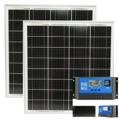 Pachet 2 bucati panou solar 30w si controler 60A