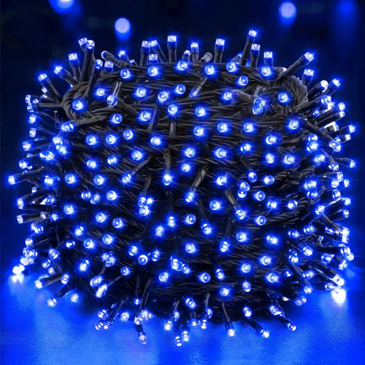 Instalație liniara sirag 30m cu Flash liniară fir luminos alb rece
