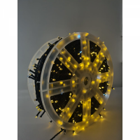 Instalație liniara sirag 30m cu Flash liniară fir luminos alb rece