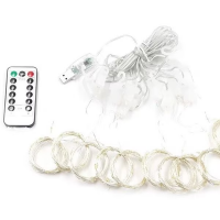 Instalatie Craciun Perdea 3x3m 300 led alimentare USB, cu carlig Luminozitate reglabila, Telecomanda Instalatie Craciun Perdea 3x3m 300 led alimentare USB, cu carlig Luminozitate reglabila, Telecomanda