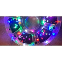 Instalatie liniara rola fir sirag 100m led mare V8 alb rece, multicolor, alb cald, albastru Instalatie liniara rola fir sirag 100m led mare V8 alb rece, multicolor, alb cald, albastru