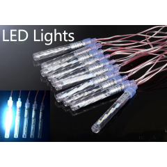 Tuburi flash blit stroboscop 10 bucati 5m instalatie Craciun  decoratiune party