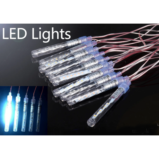 Tuburi flash blit stroboscop 10 bucati 5m instalatie Craciun  decoratiune party