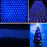 Instalatie Craciun Tip Plasa 3 m x 3 m, 360 LED-uri,  8 Jocuri de Lumini, Interconectabila, 4 culori