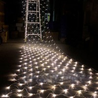 Instalatie Craciun Tip Plasa 3 m x 3 m, 360 LED-uri,  8 Jocuri de Lumini, Interconectabila, 4 culori