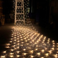 Instalatie de Craciun Tip Plasa 2 x 2 m, 160 LED-uri, Interconectabile 3 culori