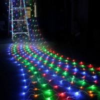 Instalatie de Craciun Tip Plasa 2 x 2 m, 160 LED-uri, Interconectabile 3 culori
