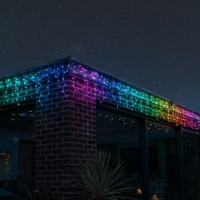 Instalatie tip turturi cu animatii RGB . Jocuri animate. Leduri care isi schimba culoarea. 5m