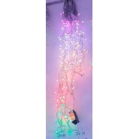 Instalatie tip turturi cu animatii RGB . Jocuri animate. Leduri care isi schimba culoarea. 3m