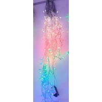 Instalatie tip turturi cu animatii RGB . Jocuri animate. Leduri care isi schimba culoarea. 3m