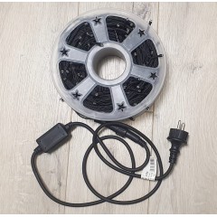 Instalatie liniara sirag 45m cu Flash fir luminos: alb rece, alb cald, albastru sau multicolor