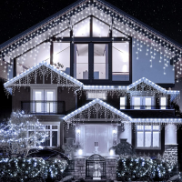 Instalatie turturi cu FLASH interconectabila 25 metri leduri  alb cald rece albastru multicolor