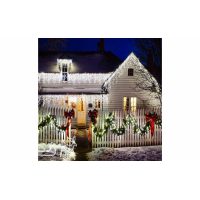 Instalatie PREMIUM Turturi Flash 12 m FIR GROS Interconectabila franjuri ALB RECE Instalatie PREMIUM Turturi Flash 12 m FIR GROS Interconectabila franjuri ALB RECE