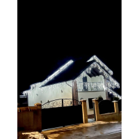 Instalatie PREMIUM Turturi Flash 12 m FIR GROS Interconectabila franjuri ALB RECE Instalatie PREMIUM Turturi Flash 12 m FIR GROS Interconectabila franjuri ALB RECE