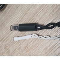 Instalatie perdea tip turturi FLASH fir gros negru LED foarte mare 23.5m interconectabile alb rece