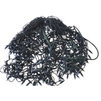 Instalatie perdea tip turturi FLASH fir gros negru LED foarte mare 23.5m interconectabile alb rece