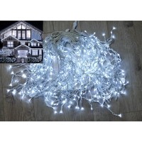 Instalatie PREMIUM Turturi cu Flash 12 m FIR ALB GROS,ALB RECE