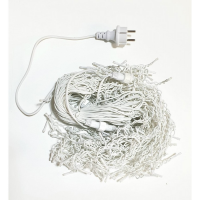 Instalatie PREMIUM Turturi cu Flash 12 m FIR ALB GROS,ALB RECE