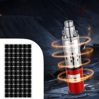 Pompa apa submersibila pentru panou solar 24V/250W legare la panourile fotovoltaice sau baterii