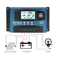 Pachet 2 bucati panou solar 30w si controler 60A