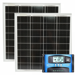 Pachet 2 bucati panou solar 30w si controler 60A