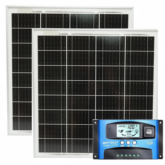 Pachet 2 bucati panou solar 30w si controler 60A
