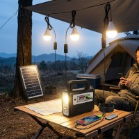 Kit panou solar 3 becuri LED radio digital afisaj incarcare telefon telecomanda bluetooth lanterne