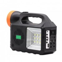 Kit panou solar cu 3 Becuri Radio Bluetooth  MP3 USB  lanterna LED acumulator