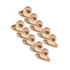 Set 10 bucati Brida rotativa, CREM, dimensiune 42 x 22 mm