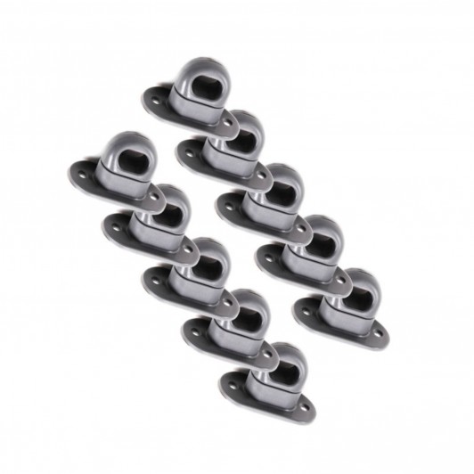 Set 10 bucati Brida rotativa, GRI, dimensiune 42 x 22 mm