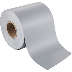 Banda protectie gard, dimensiuni 19 cm x 50 m - PVC gri