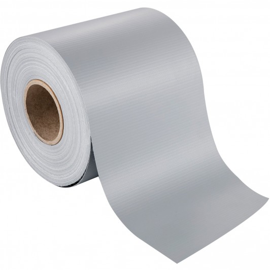 Banda protectie gard, dimensiuni 19 cm x 50 m - PVC gri