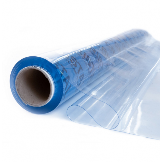 Folie cristal 1,4 m x 30 m, pentru terase si foisoare, grosime 0.75 mm, transparenta Cristal Flex