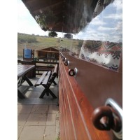 Folie cristal 1,4 m x 30 m, pentru terase si foisoare, grosime 0.65 mm, transparenta Cristal Flex