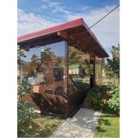 Folie cristal 1,5 m x 10 m, pentru terase si foisoare, grosime 0.5 mm, transparenta Cristal Flex