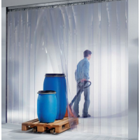 Lamele PVC, 2 mm x 20 cm x 50 ml - pentru perdele industriale