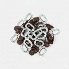 Set 10 Capse Ovale si 10 Bride Complet de Accesorii pentru Inchideri Terase - Set 10 Capse Ovale si 10 Bride Complet de Accesorii pentru Inchideri Terase -