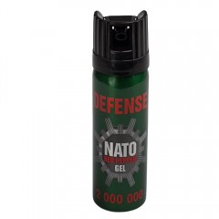 Spray cu piper rosu , Nato Defense, gel, auto-aparare, 50 ml, verde
