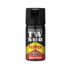 Spray cu piper , TW-500, dispersant, auto-aparare, 40 ml, negru