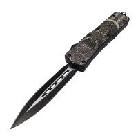 Briceag de vanatoare automat   Chinese Hannya, 22 cm, negru, husa inclusa