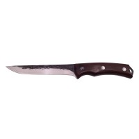 Set trei cutite macelarie  , lucrate manual, Hunter Swish, 27.5 cm, maro, teaca piele