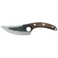 Set trei cutite macelarie  , lucrate manual, Shuryo Blade, 27.5 cm, maro, teaca piele nat