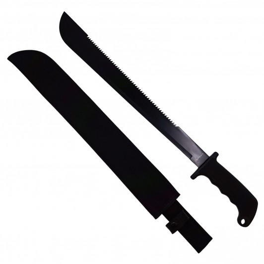 Sabie de vanatoare, Swish Style, 60 cm, otel inoxidabil, neagra, teaca inclusa Sabie de vanatoare, Swish Style, 60 cm, otel inoxidabil, neagra, teaca inclusa