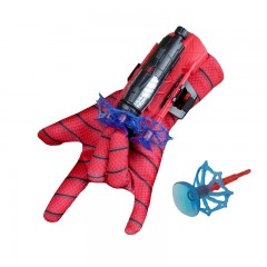 Manusa Spiderman pentru copii   , cu patru ventuze, rosie, marime universala