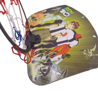Set mini cos de baschet  , Ben 10 Edition, plastic, minge inclusa