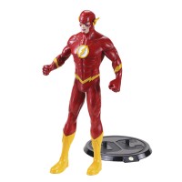 Figurina articulata de colectie The Flash, Fastest Man Alive, 18 cm, rosu, stativ inclus