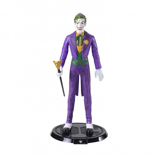 Figurina articulata de colectie The Joker, Classical Era, 18 cm, mov, stativ inclus Figurina articulata de colectie The Joker, Classical Era, 18 cm, mov, stativ inclus
