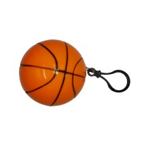 Pelerina de ploaie   , Poncho Basketball, one size, plastic, portocaliu